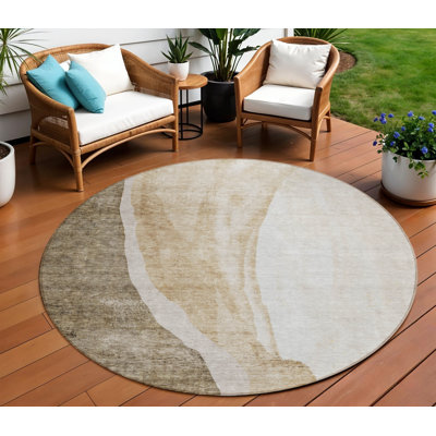 Tapis rond 8 po