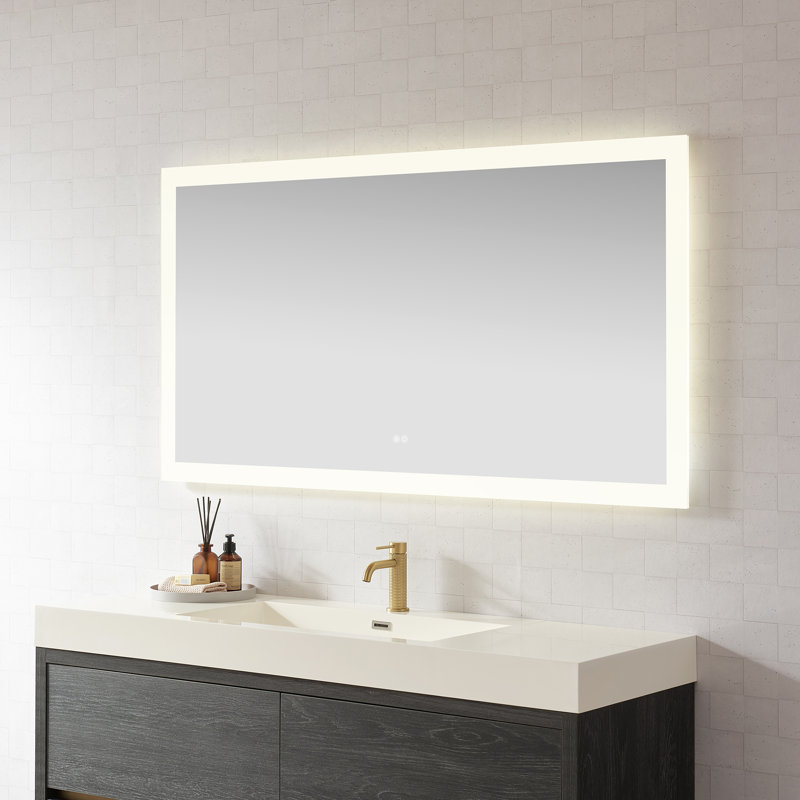 Miroir de salle de bain mural Moscow, 32 po x 60 po