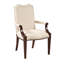 Chaise avec accoudoirs rembourrée Solvig