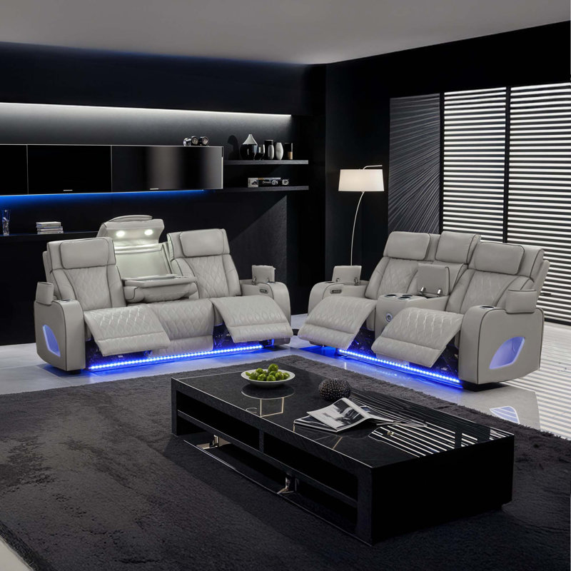Ensemble de salon inclinable 2 pièces Fortuner