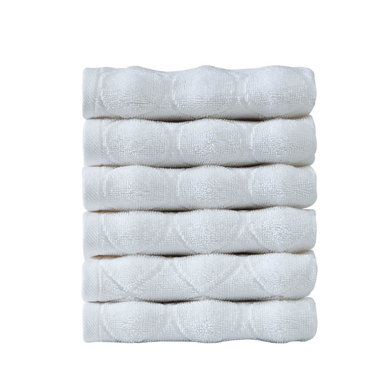 Ozgur   Midweight Washcloth, White