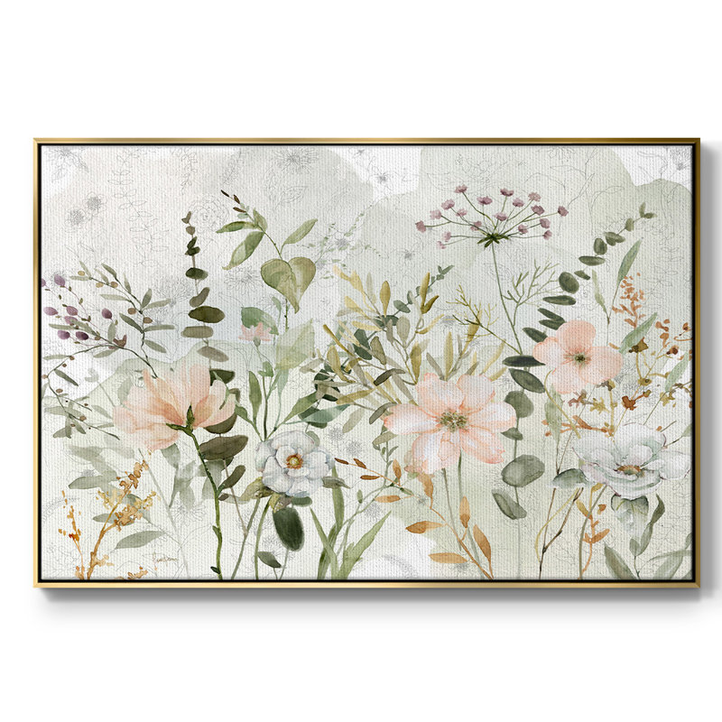 Carnet de croquis botanique, reproduction sur toile, H 25 po x l 37 po x P 2 po, Noir