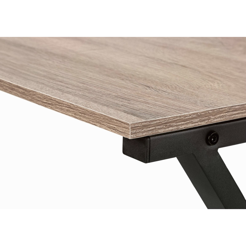 Computer Desk, Home Office, Corner, 55"L, L Shape, Work, Laptop, Contemporary, Modern, Taupe