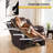 Kamarli 38.2" W Faux Leather Recliner-550211569