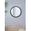 Miroir mural rond en bois-912165431