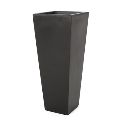 13" x 32.5" Outdoor Modern MGO Cast Stone Planter