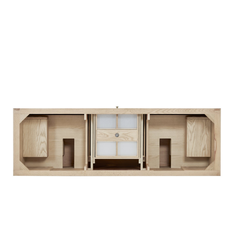 Marigot 72'' W Double Bathroom Vanity Base