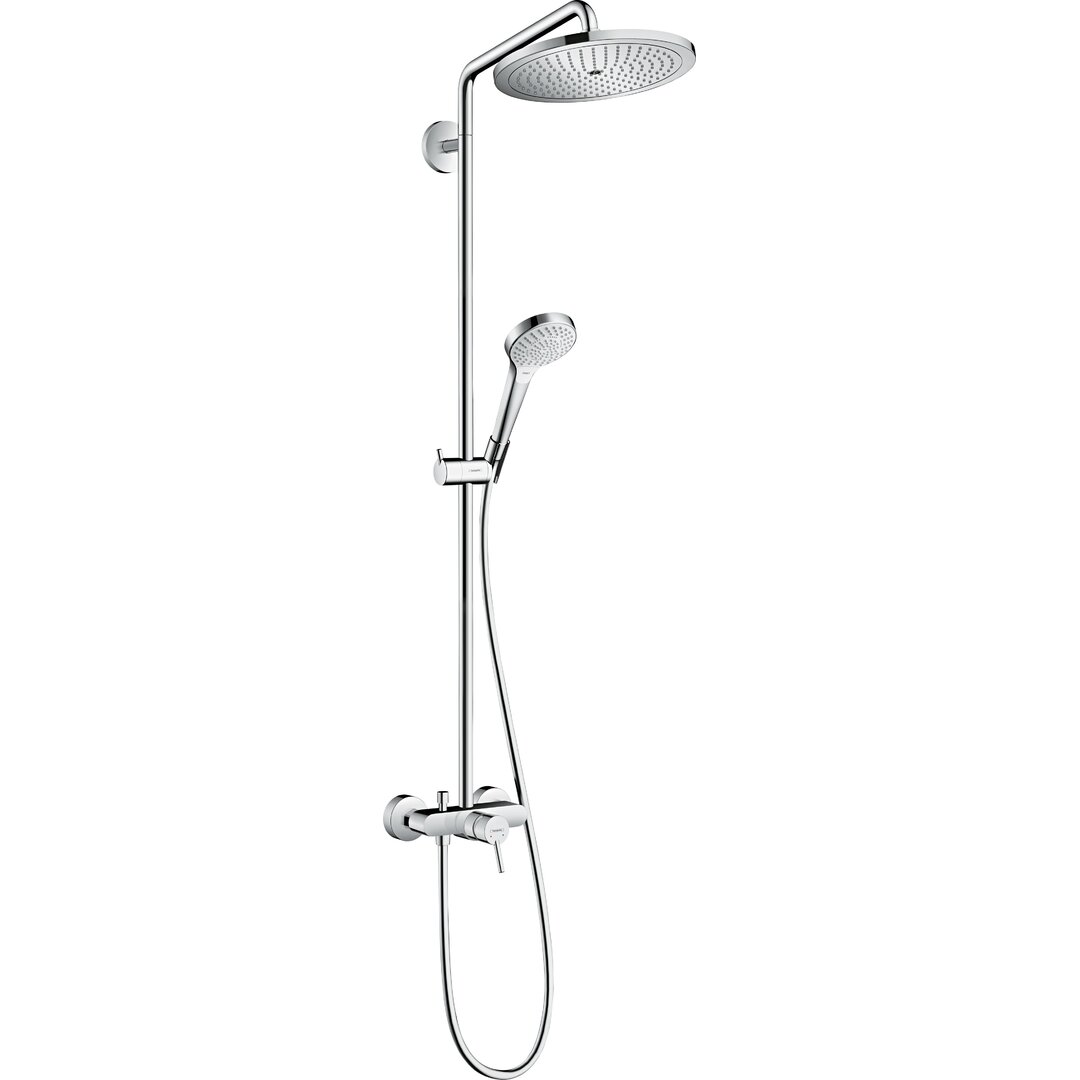 Hansgrohe Croma Select S Duschsystem 280 1 Strahlart Mit Einhebelmischer Chrom