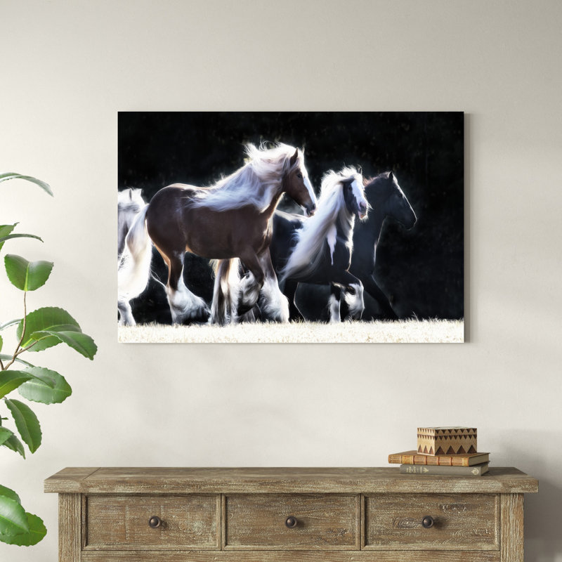 " Horse Motion X " by PHBurchett, 32" H x 48" W x 1.25" D
