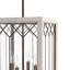 Luminaire suspendu carré à 4 lumières Chevron-74777691-91299786