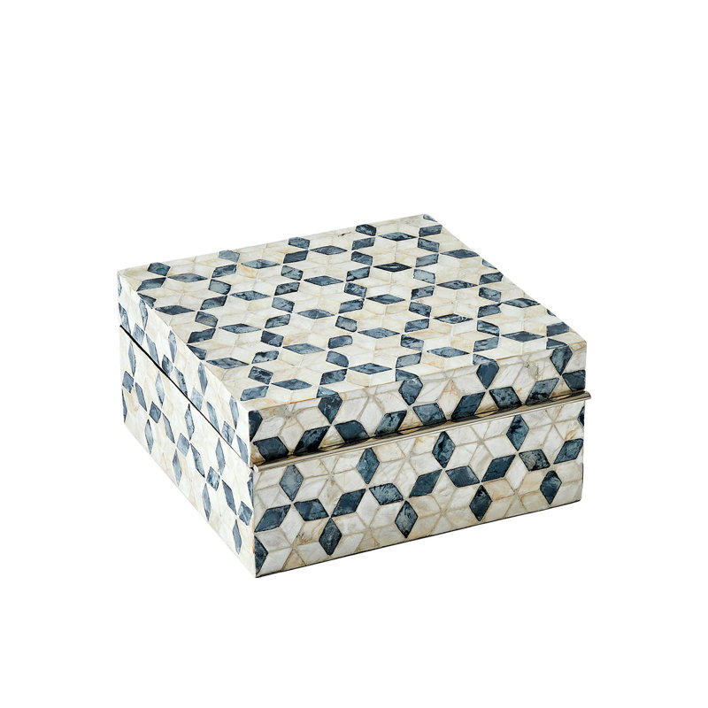 Handmade Decorative Box, 4.5" H x 9" W x 9.25" D