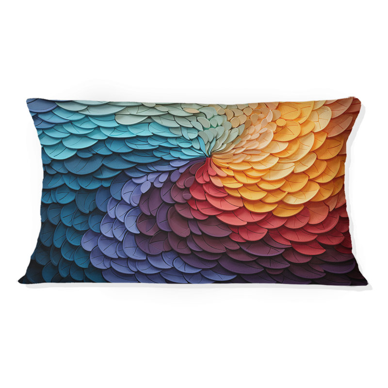 Coussin décoratif Opt Art Harmonious Spectrum III - Op Art