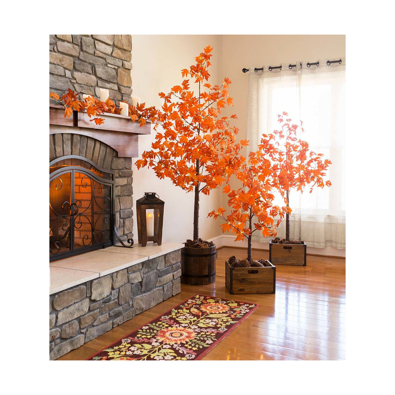 Faux Maple Tree, 40" x H x 48" W x 48" D