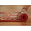 Tapis rouge traditionnel fait à la main rouge 2x12
