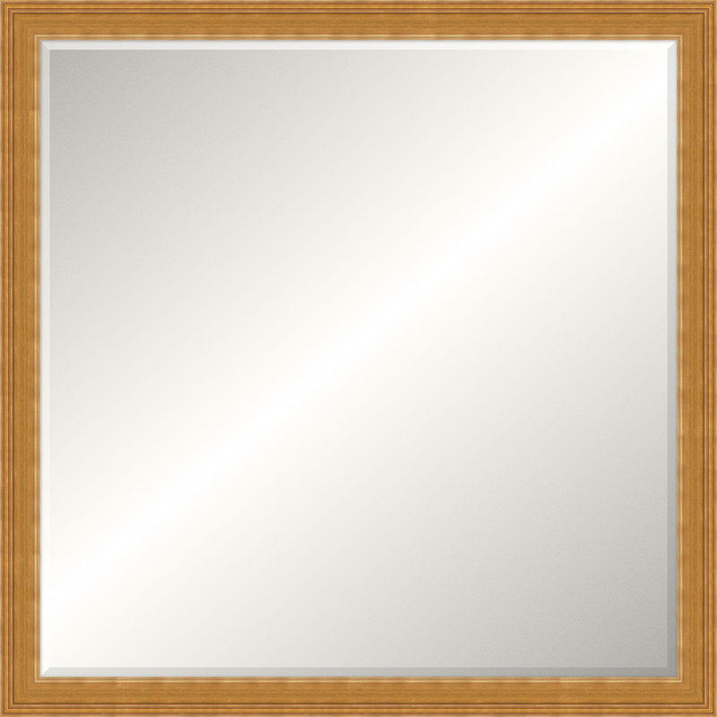 Alden Solid Wood Floor Mirror, 53.75" x 53.75", Square