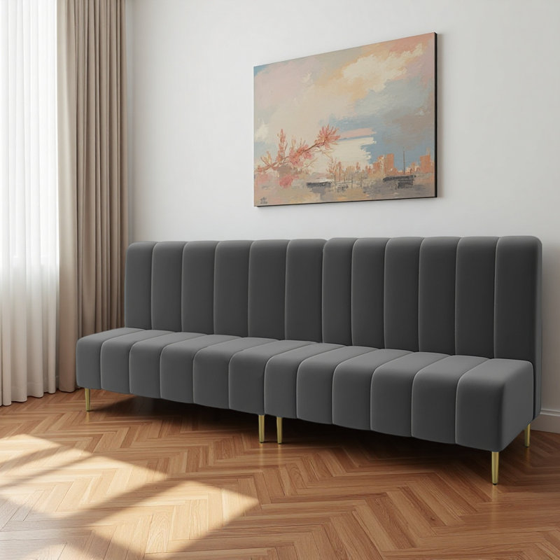 Combinaison de siège à double coussin en velours doux