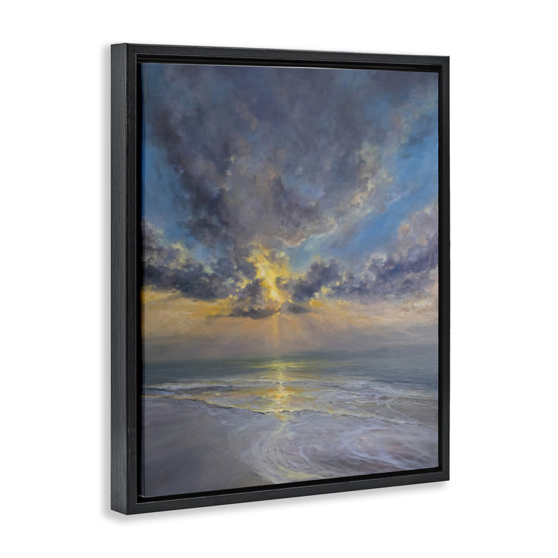 Cadre flottant Serenity Atmosp boule, H 21 po x l 17 po, Cadre flottant noir de jais