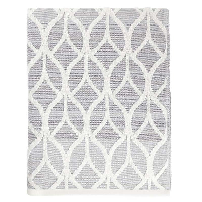 Serviette de bain en coton turc, Gris