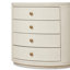 Table de chevet ovale Luciana - Lin-1411880698