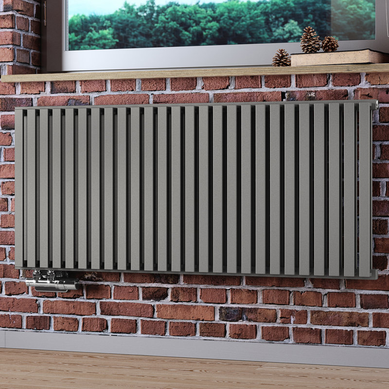 Nemo Electric Radiator, 53cm H x 118.5cm W, Dark Grey