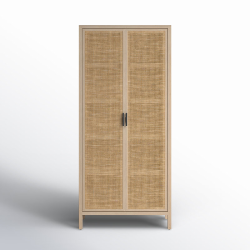 Caprice Tall Cabinet, Natural Mango/Light Brown