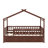 Twin Wooden House Bed With Drawers-2122811986