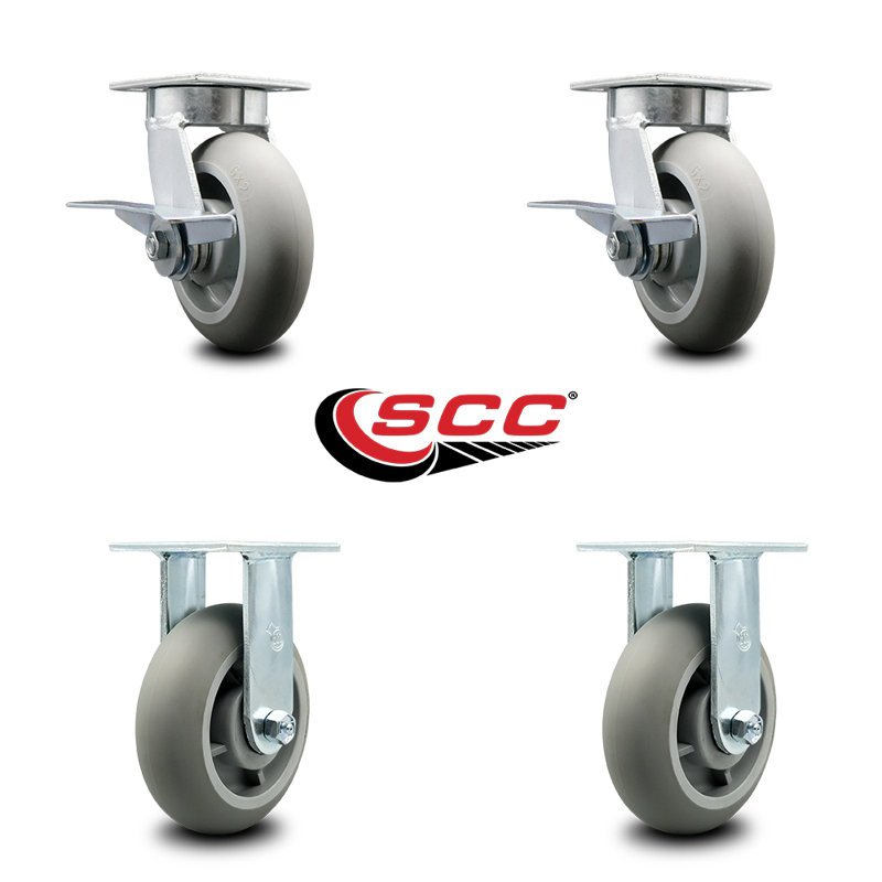 Kingpinless Thermoplastic Caster