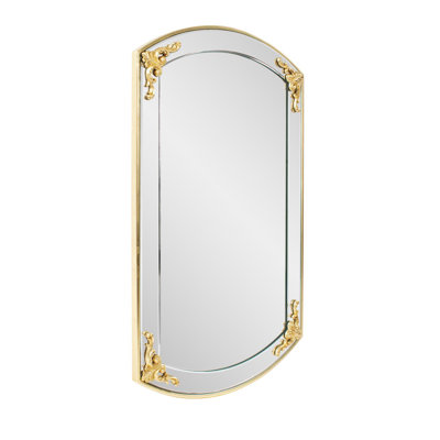 Kaseta Gold Gilded Vanity Mirror