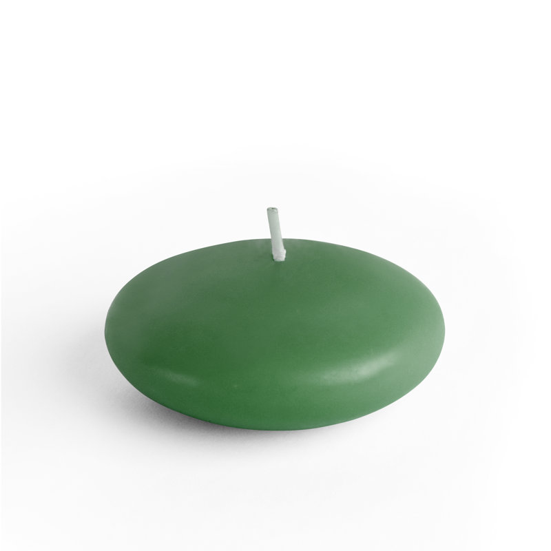 Bougie flottante non parfumée, 12, Vert