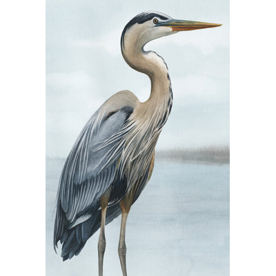 «Aeriel Back Bay Heron I» sur toile par Grace Popp