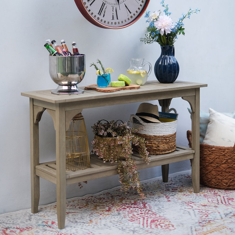 Summerton Rectangular Teak Outdoor Buffet & Console Table
