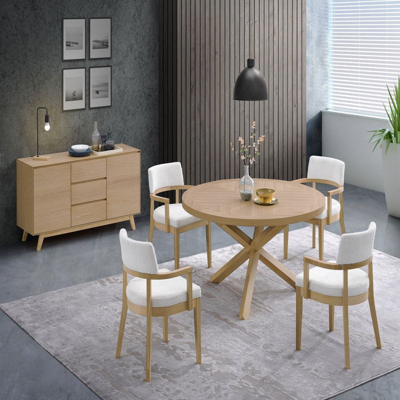 Oak Finish Server