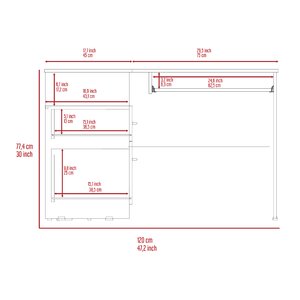 Latitude Run® Jexiel 47.2'' Desk & Reviews | Wayfair