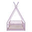 Lit simple en bois Wood House Fence-588934692