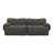 Chue Gray Upcycled Fabric Modular Loveseat-120199283
