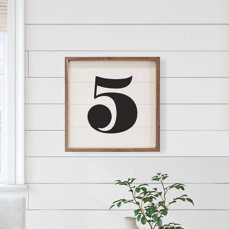 Square Classic Number Five