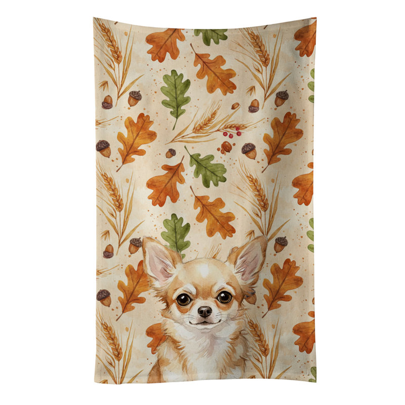 Serviette de cuisine tricolore Sheltie, Fawn Chihuahua