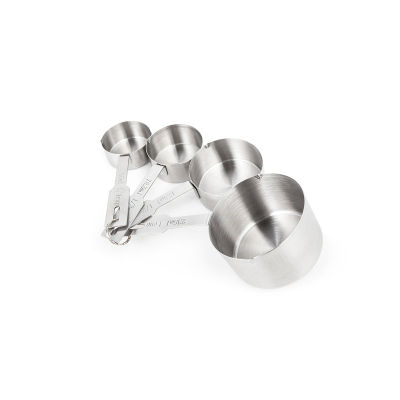 Ensemble de tasse de mesure en acier inoxydable 4 pièces fox run marques deluxe