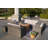 Small Firepit With 1503 Wicker 7 - Person Patio Conversation Set with Cushions