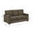 Beaulah Modern Fabric Upholstered Square Arm Sofa-100169691