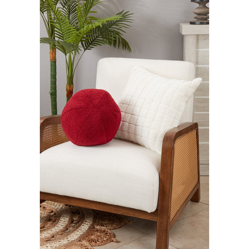 Throw Pillow, Red
