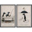 Art mural pingouin avec parapluie, reproduction d'art amusante pour salle de bain moderne ou décoration originale-112455241-121351408-122529229