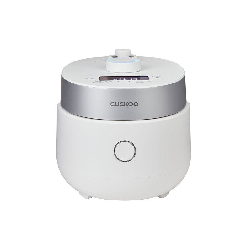 Cuiseur à riz à pression simple CUCKoo 3 tasses non cuites / 6 tasses cuites avec technologie de chauffage par induction, 15 modes de menu avec guide audio, petite cuiseur à riz et autocuiseur (CRP-MHTR0309FW)