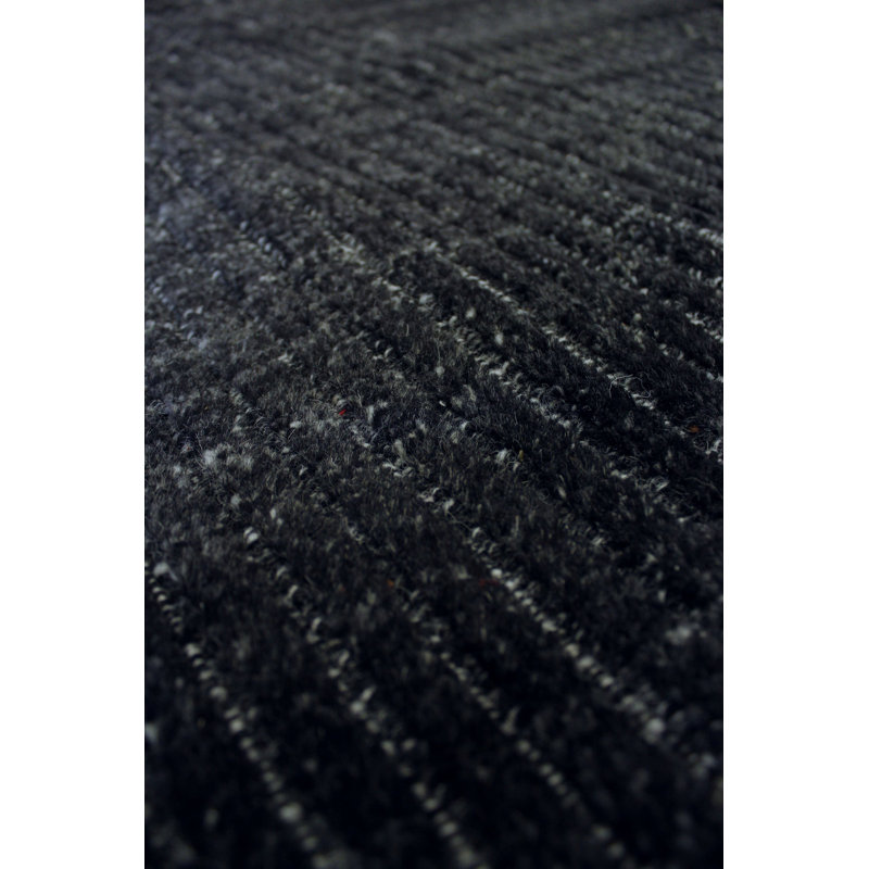 Pyramid Wool Area Rug in Blue, Rectangle 5'2" x 7'3"