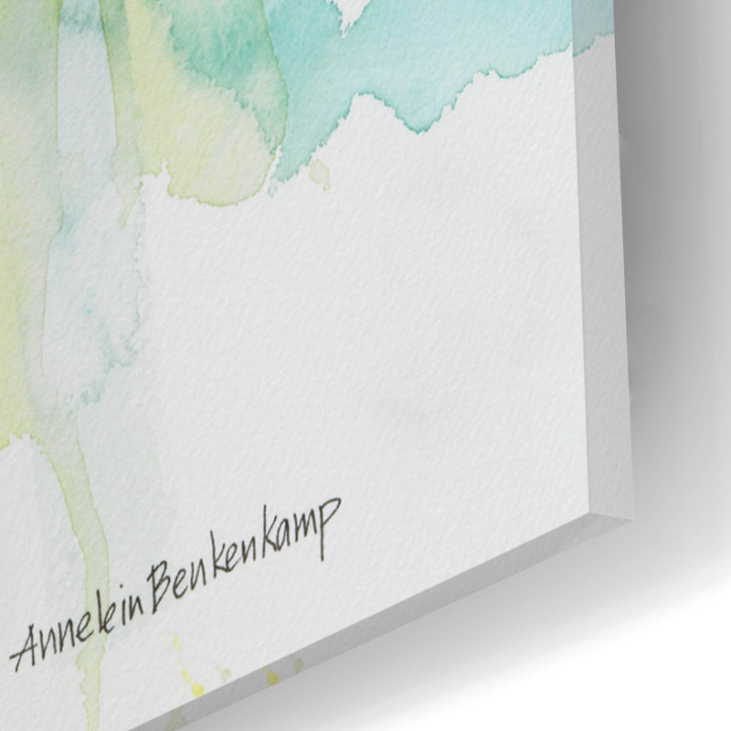 «Berries Branches And Blooms» par Annelein Beukenkamp, art mural en verre acrylique, H 16 po x l 12 po x P 0,13 po