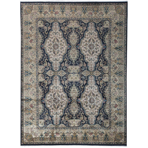 Bokara Rug Co., Inc. Hand-Knotted High-Quality Black and Gold Area Rug ...