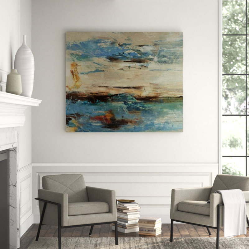 Supernatural Rain Painting, Outdoor, 54" H x 63" W x 1.5" D