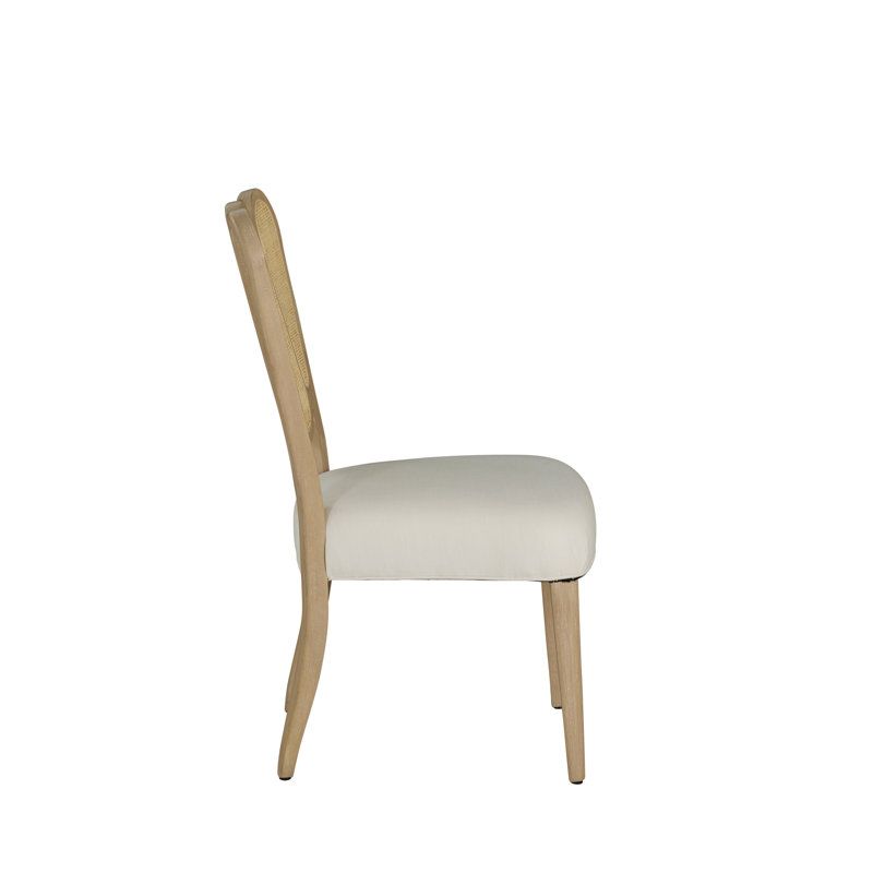 Wave Mahogany Curved Frame Dining Side Chair - Drift