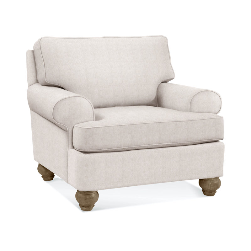 Artisan Landing Armchair, White Sugar Performance; 0863-91, Sunweather