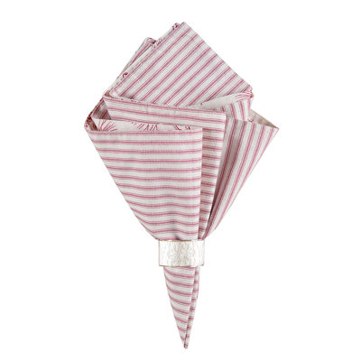 Ensemble 6 serviettes de table en coton Rei